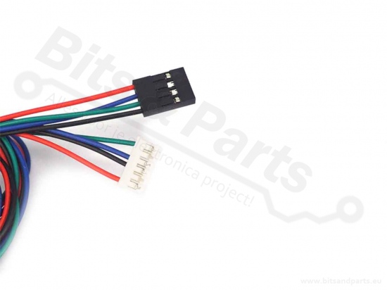 Kabel voor stappenmotor JST PH - Dupont 100cm